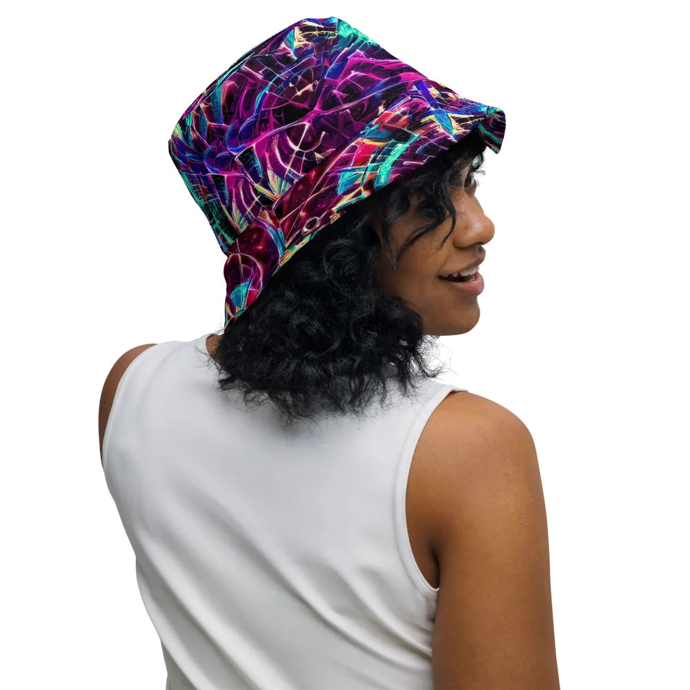 Plasma Pulse on Reversible Bucket Hat — Right Outside