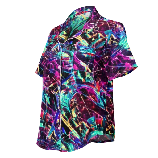 Plasma Pulse on a Women's Short Sleeve Pajama Top