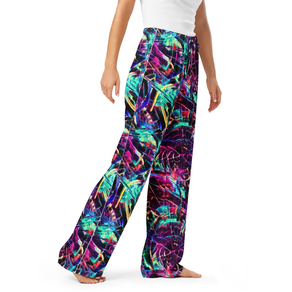 Plasma Pulse on Women's Pajama Pants — Right Front