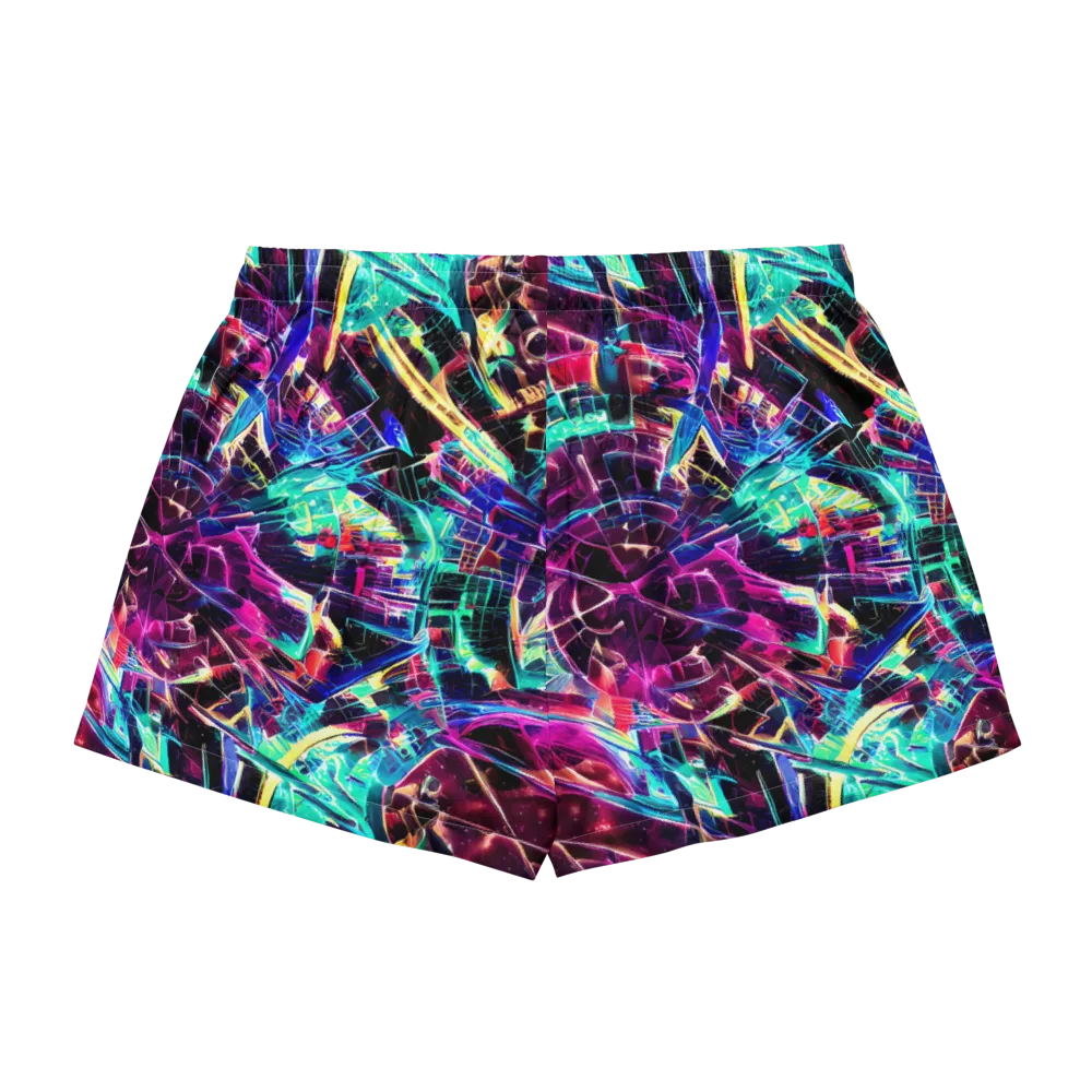 Plasma Pulse on Women's Pajama Shorts — Back