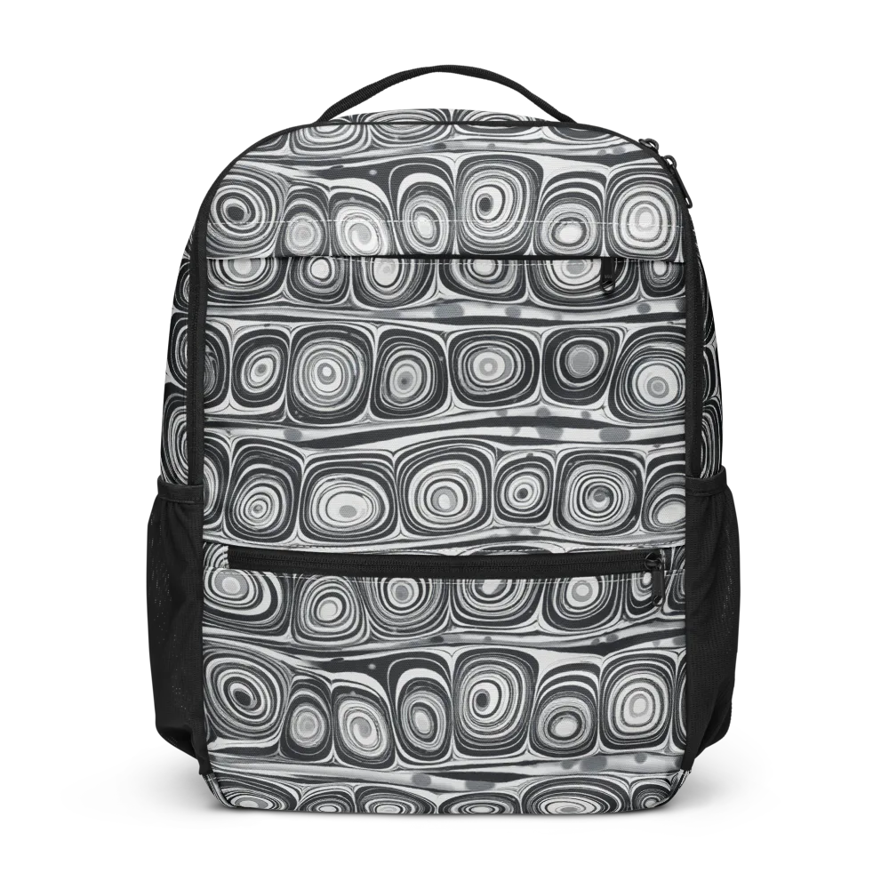 Monochrome Strata on Utility Backpack — Front