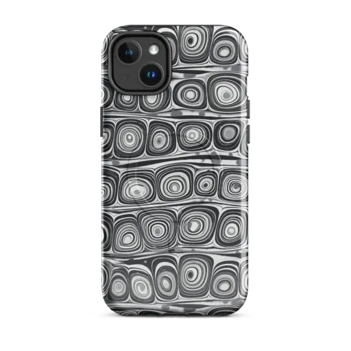 Monochrome Strata on a MagSafe Tough Case for iPhone®