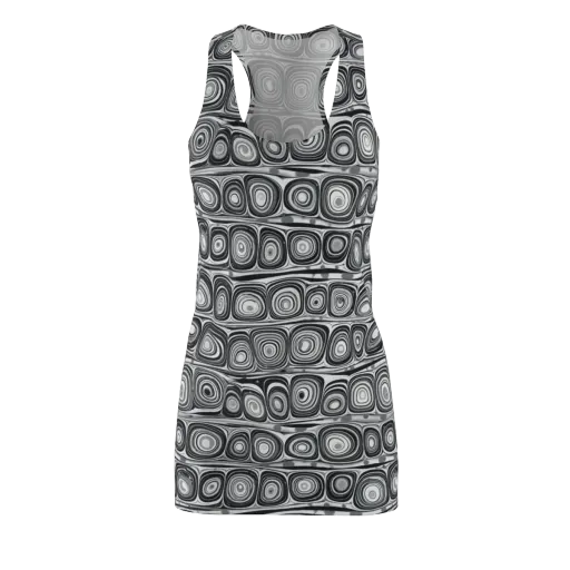 Monochrome Strata on a Racerback Dress
