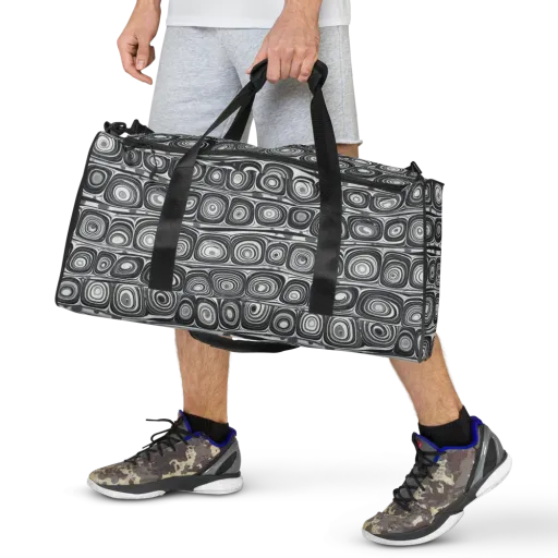 Monochrome Strata on a Duffle Bag