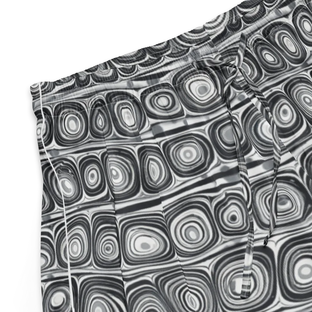 Monochrome Strata on Women's Pajama Shorts — Product details