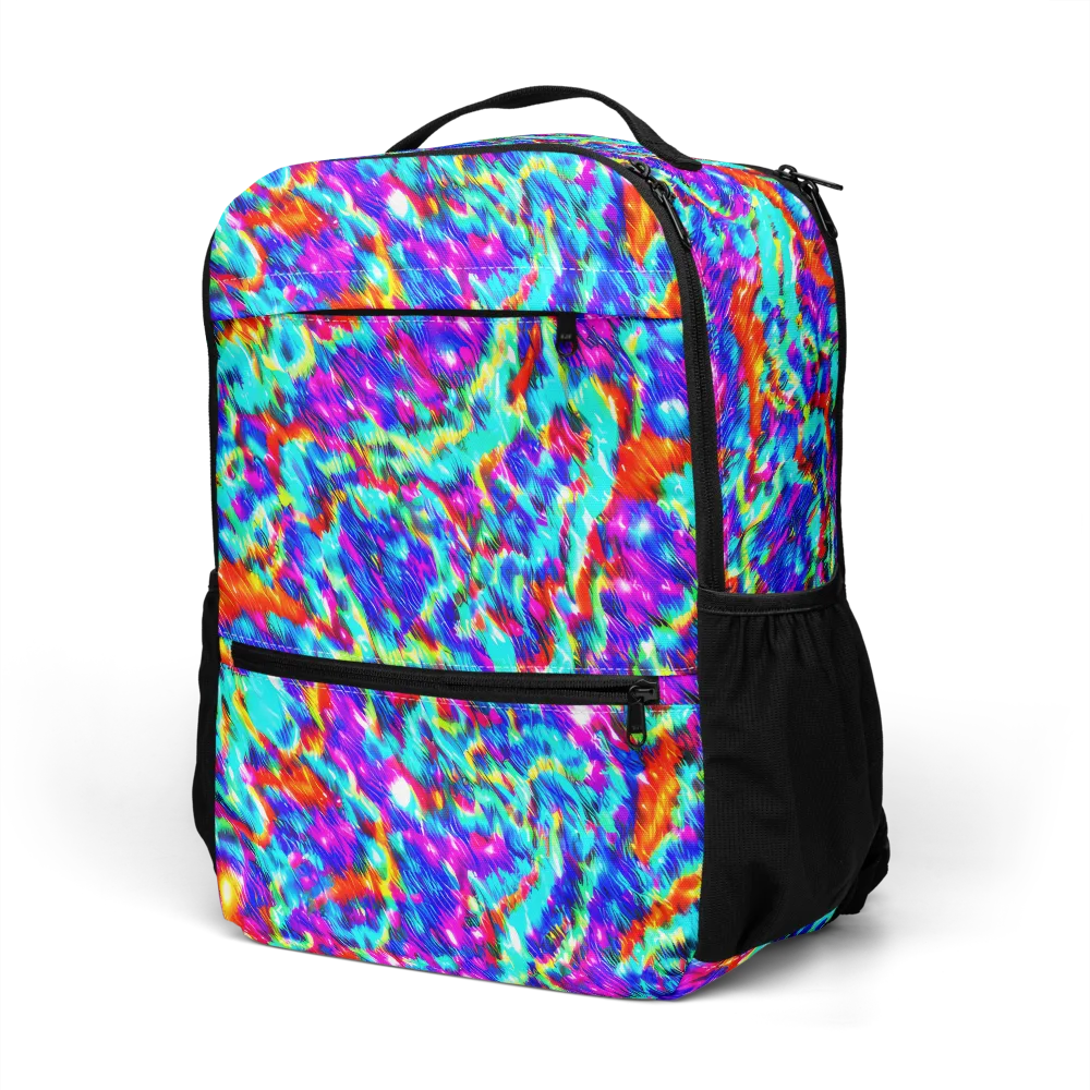 Laser Garden on Utility Backpack — Left Front