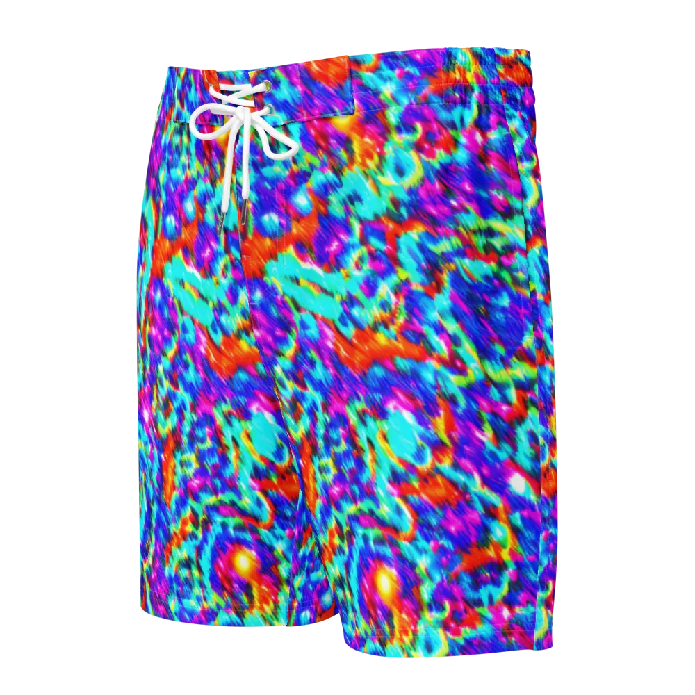 Laser Garden on Men's Board Shorts — Front