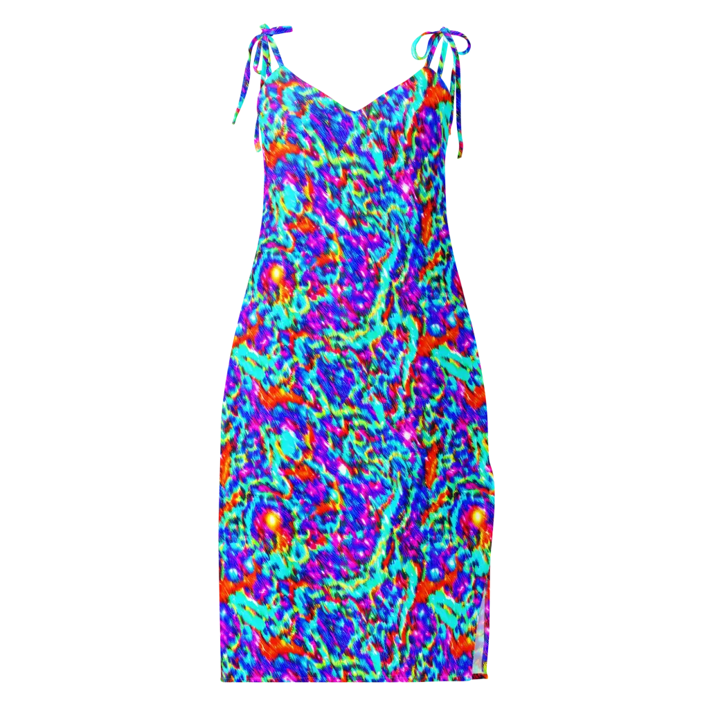 Laser Garden on Slip Dress — Front