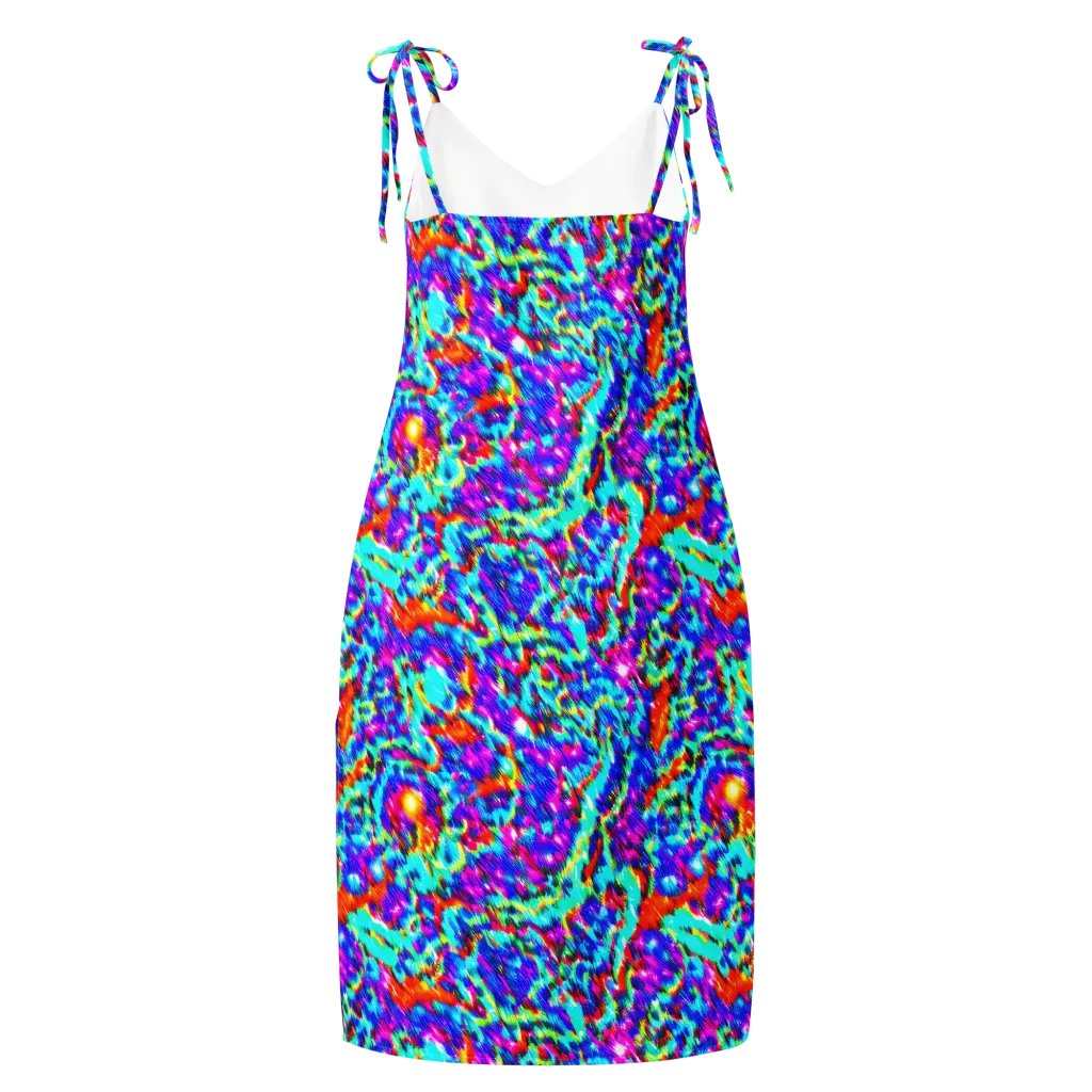 Laser Garden on Slip Dress — Back
