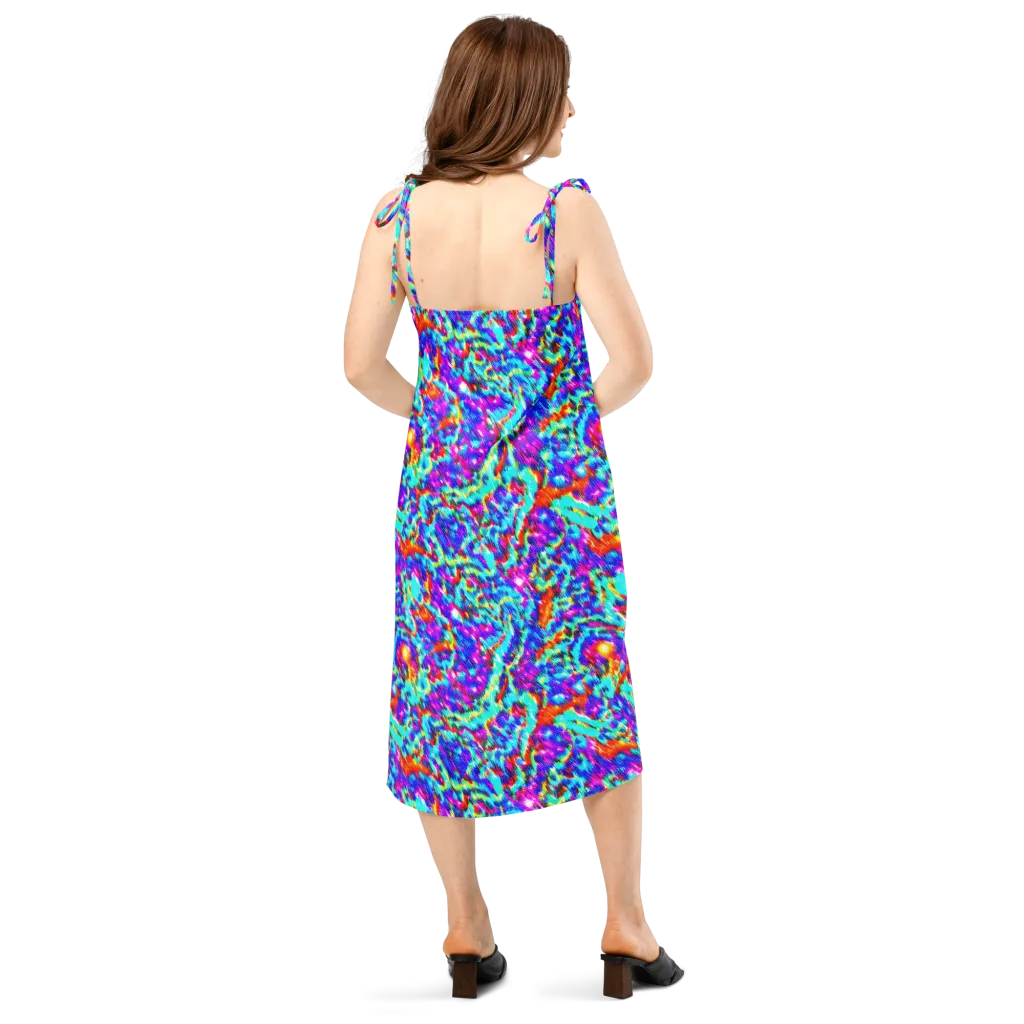 Laser Garden on Slip Dress — Back