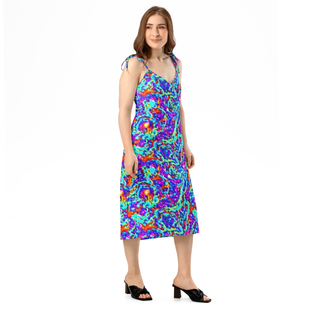 Laser Garden on Slip Dress — Right Front