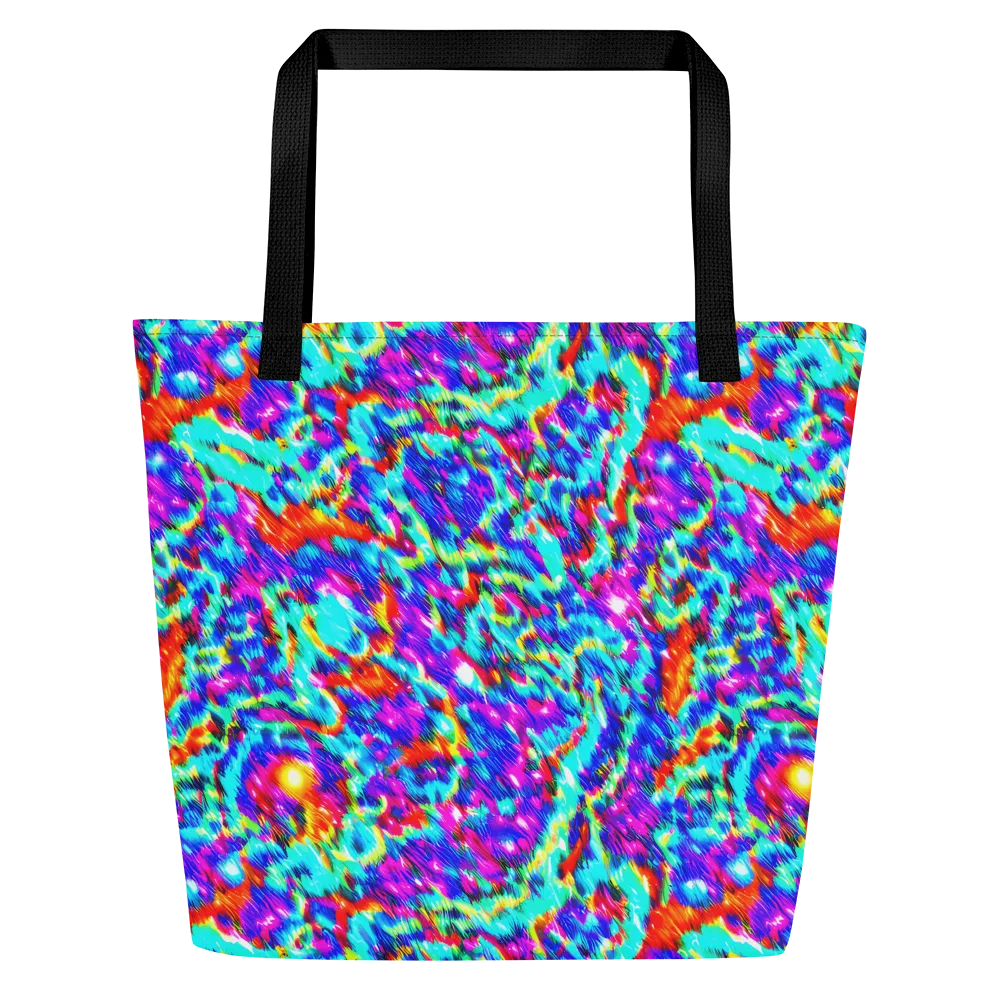 Laser Garden on Large Tote Bag W/ Pocket — Front