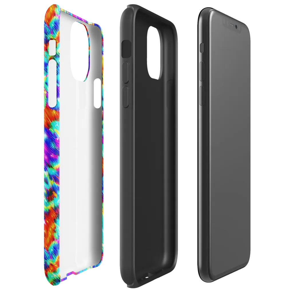 Laser Garden on Tough Case for iPhone® — Right