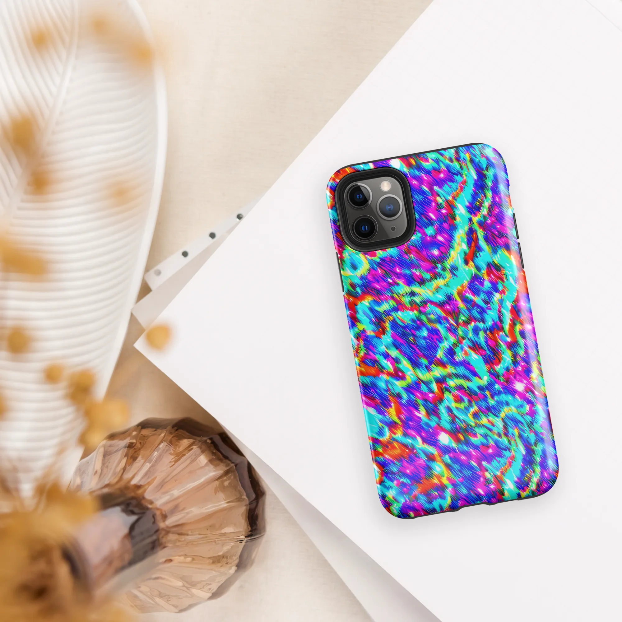 Laser Garden on Tough Case for iPhone® — Front