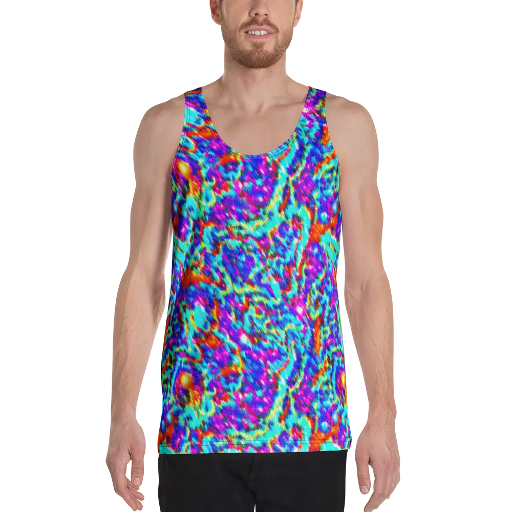 Laser Garden on Men's Tank Top — Front
