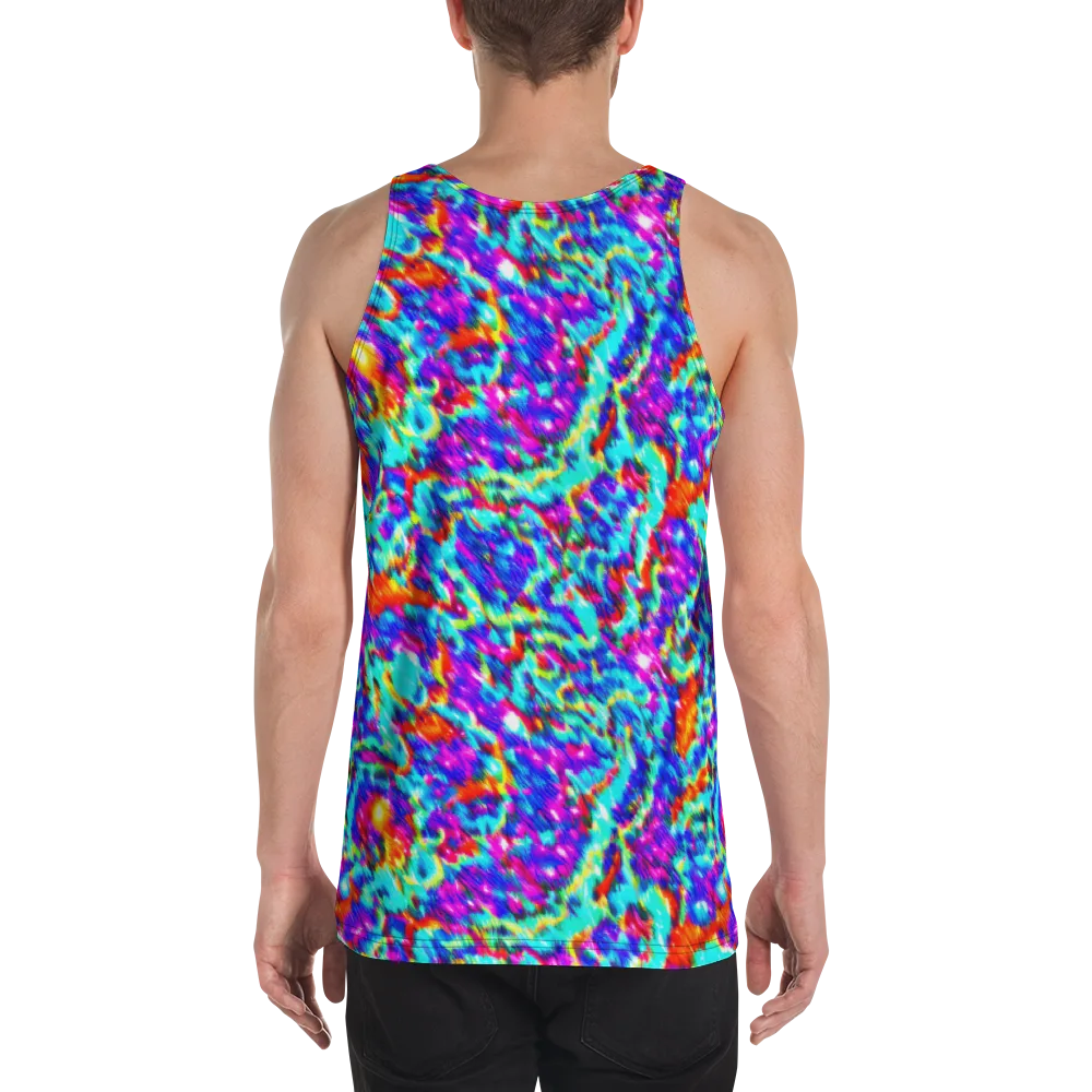 Laser Garden on Men's Tank Top — Back