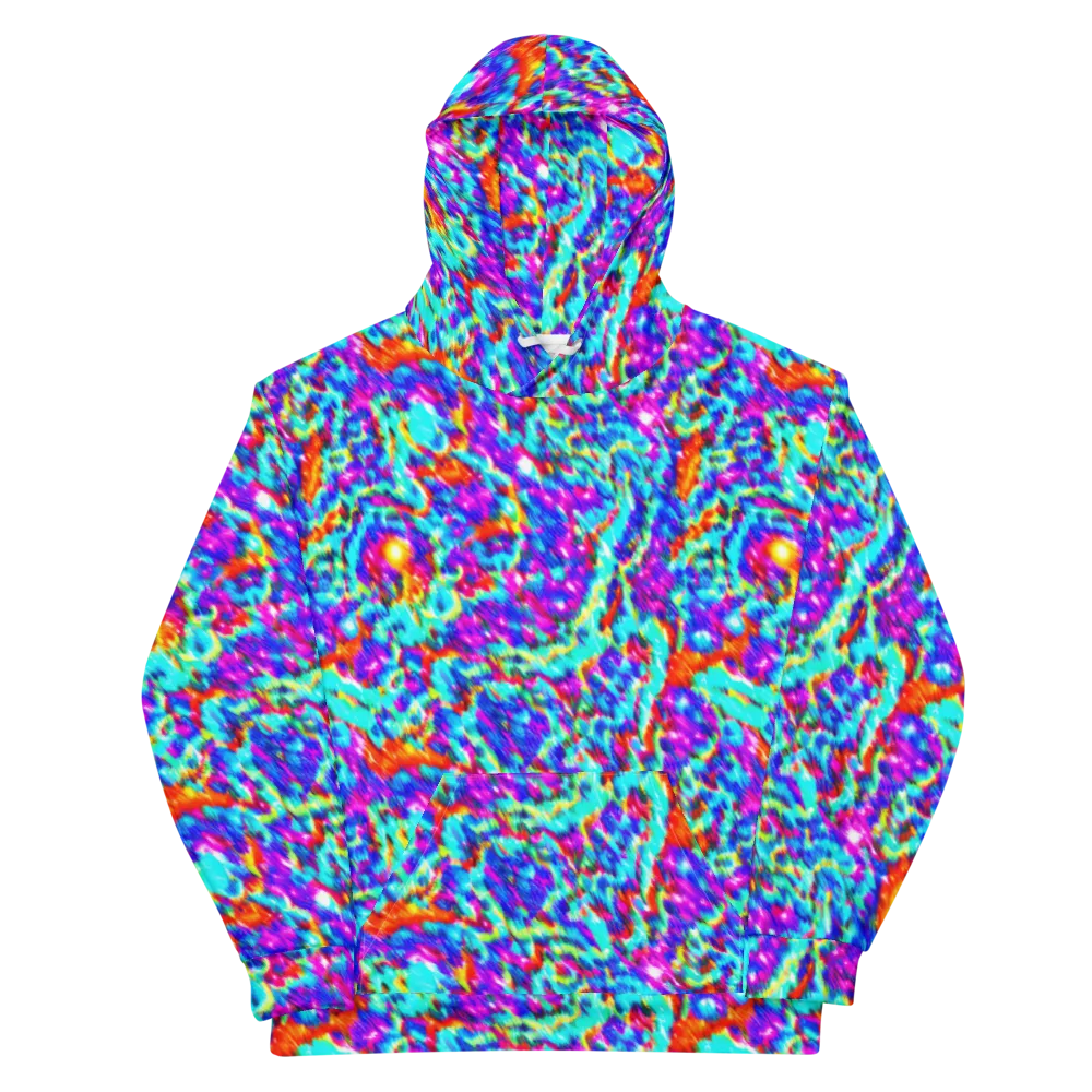 Laser Garden on Cotton Hoodie — Front