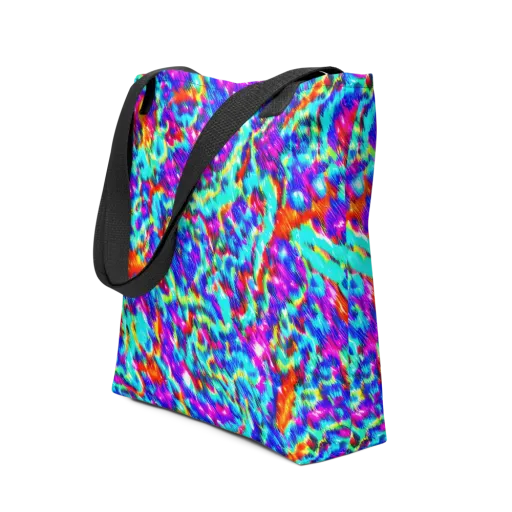 Laser Garden on a Tote Bag