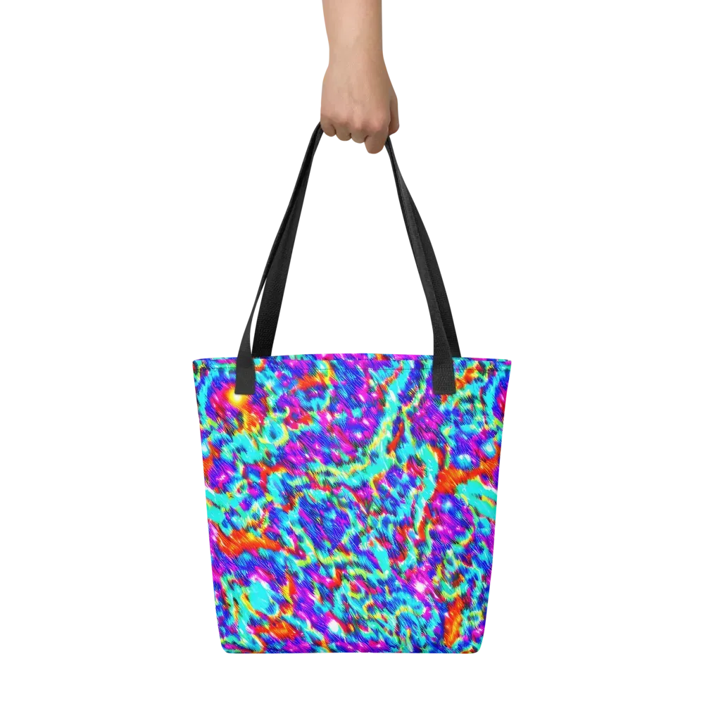 Laser Garden on Tote Bag — Front