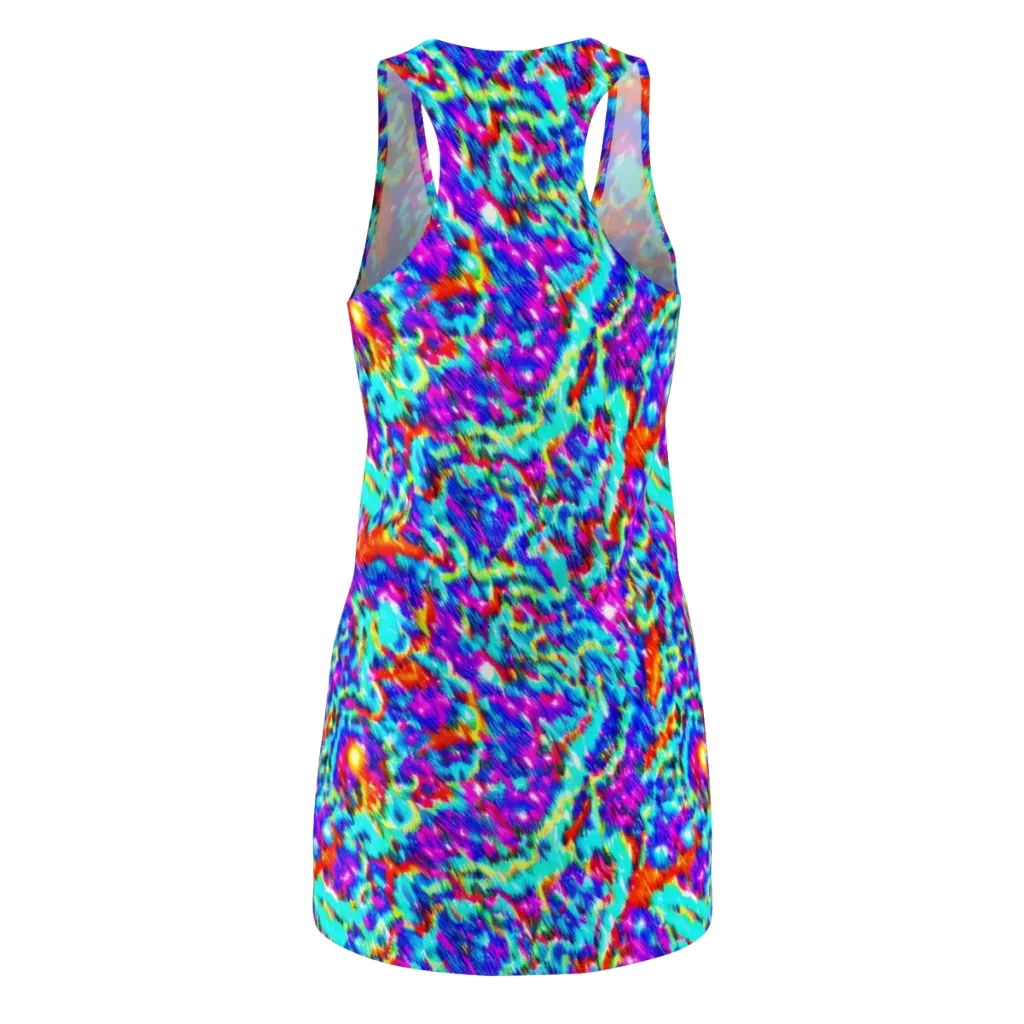 Laser Garden on Racerback Dress — Back
