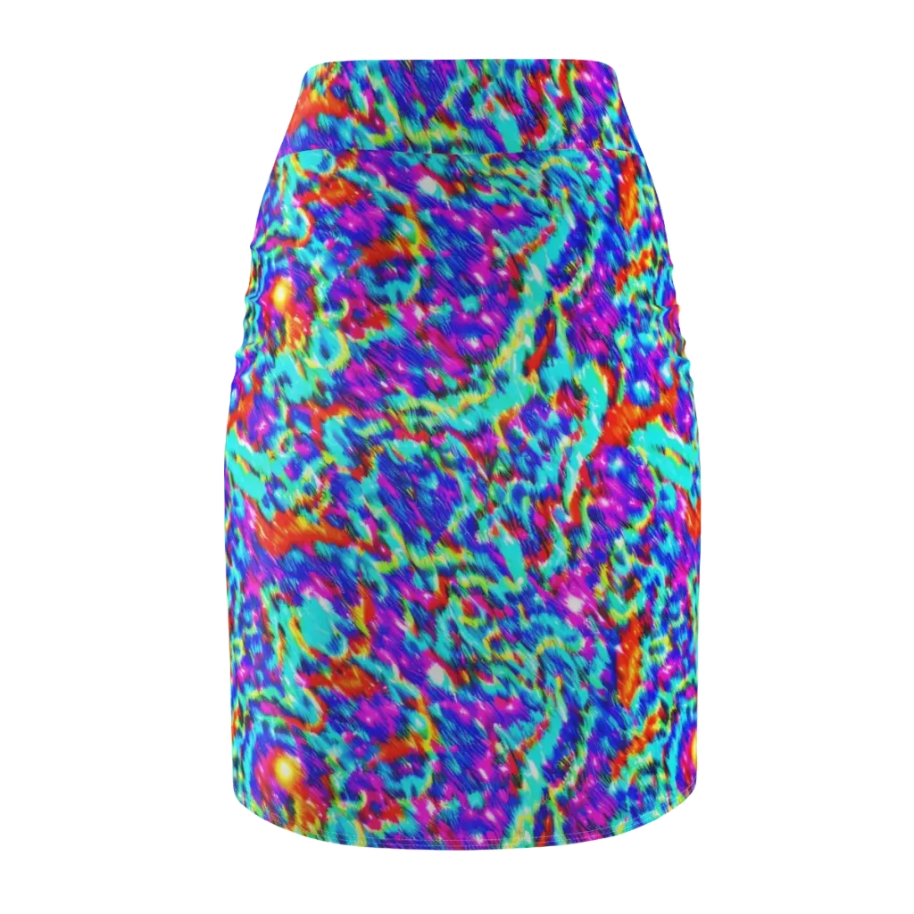 Laser Garden on Pencil Skirt — Back