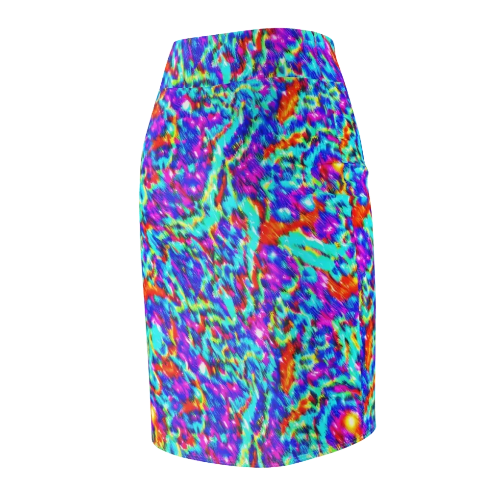 Laser Garden on Pencil Skirt — Back Side