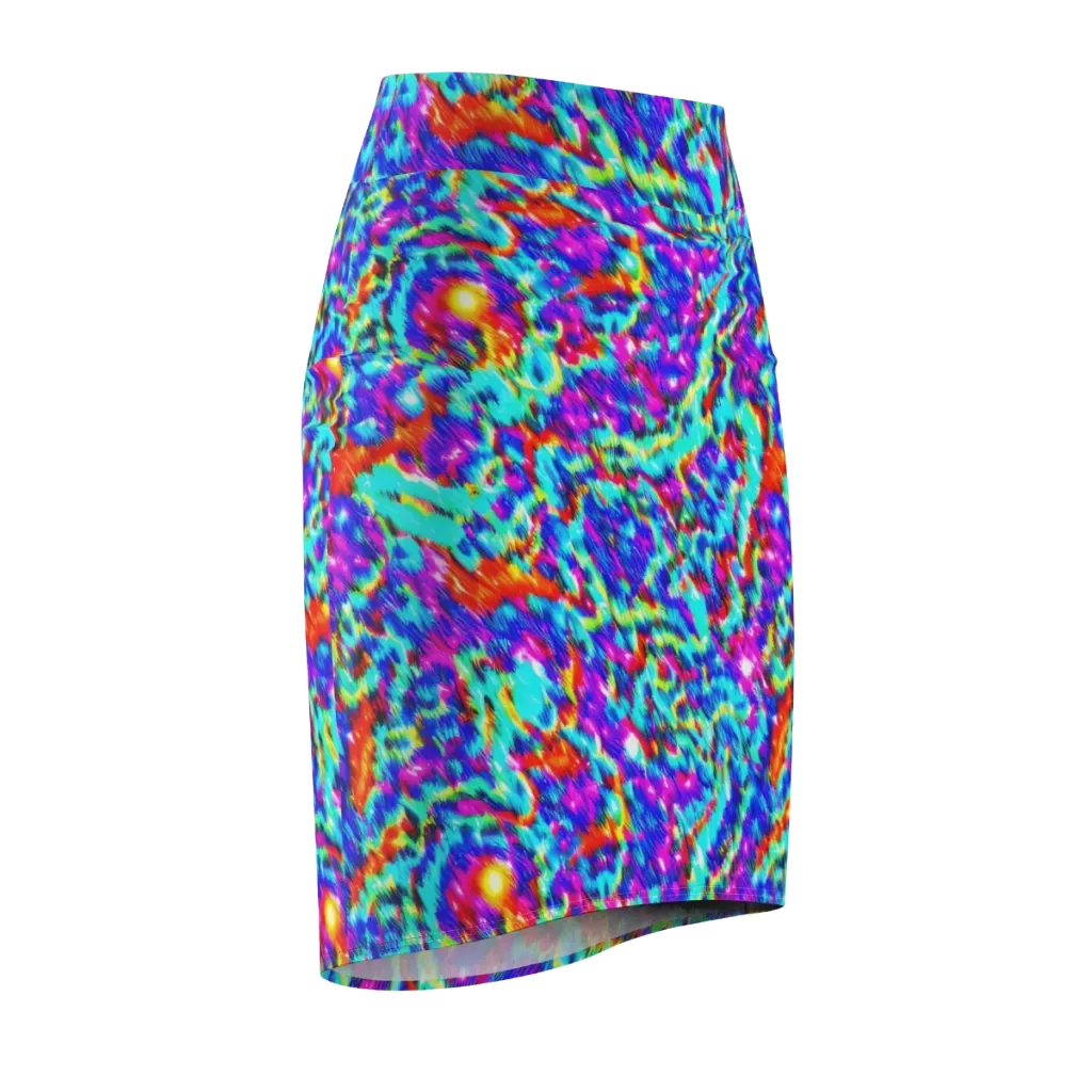 Laser Garden on Pencil Skirt — Front Side