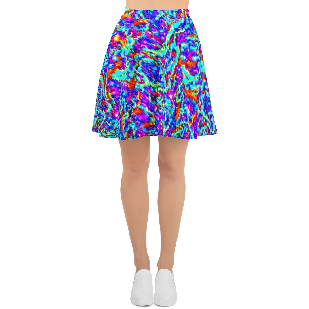 Laser Garden on Skater Skirt — Front