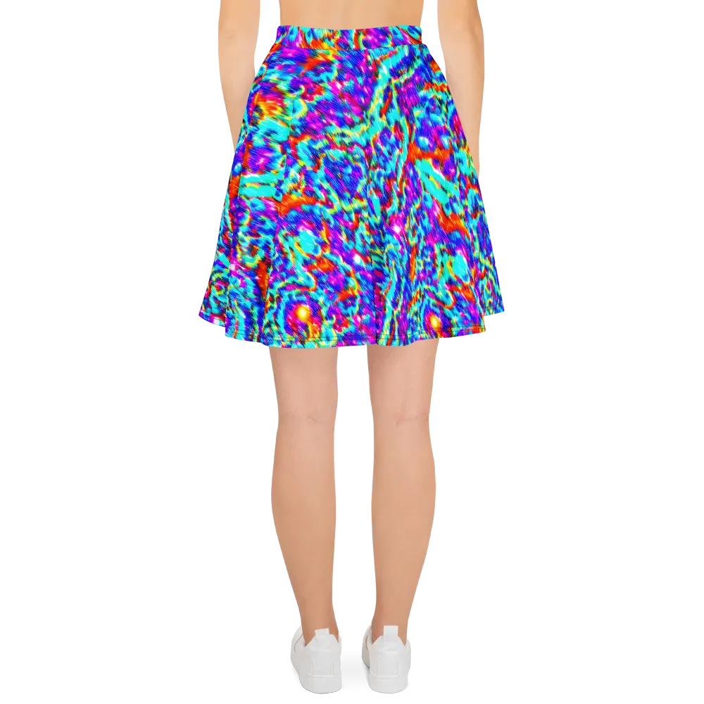 Laser Garden on Skater Skirt — Back