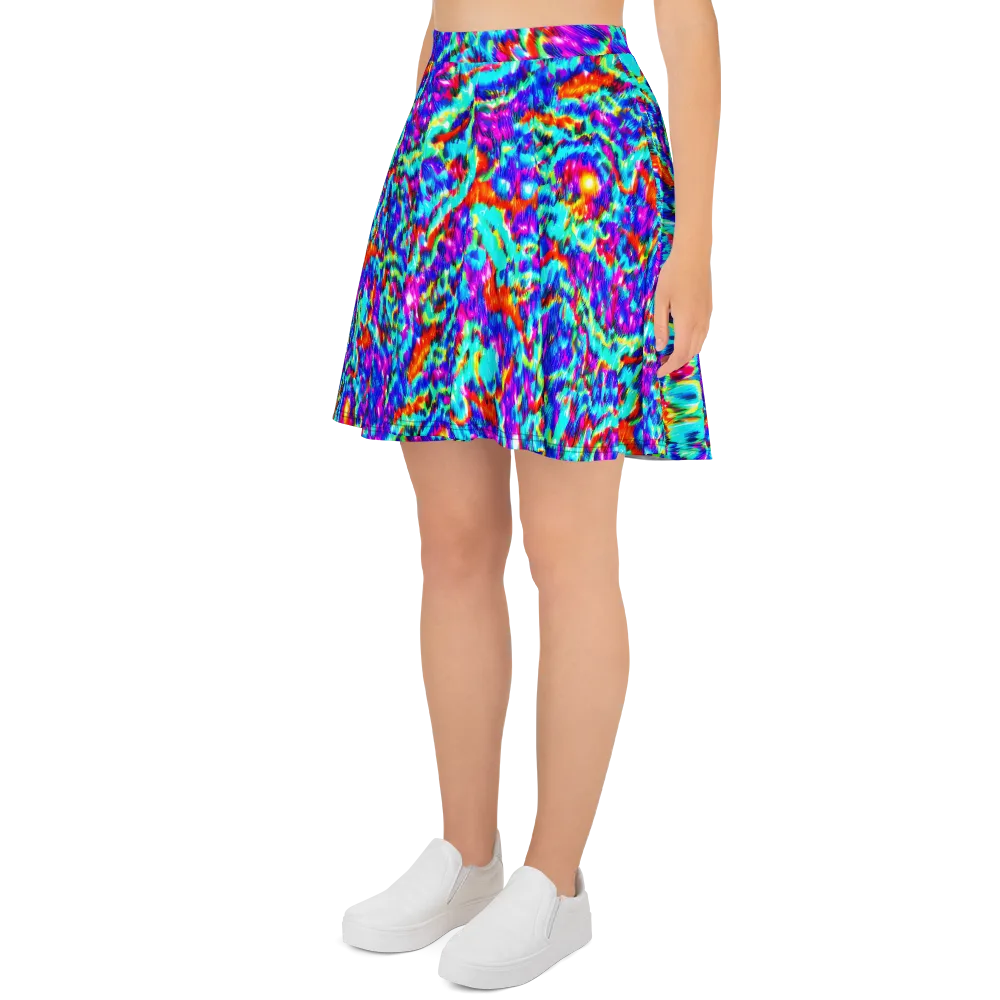 Laser Garden on Skater Skirt — Left