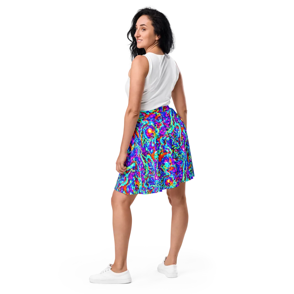 Laser Garden on Skater Skirt — Back