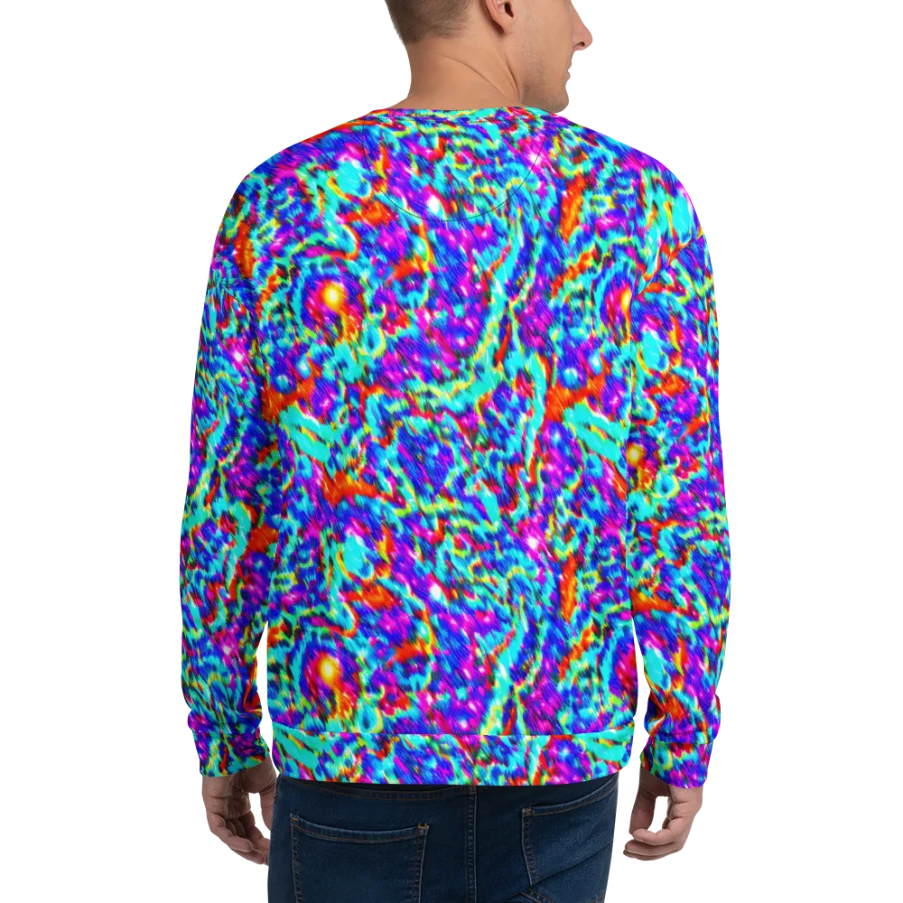 Laser Garden on Sweatshirt — Back