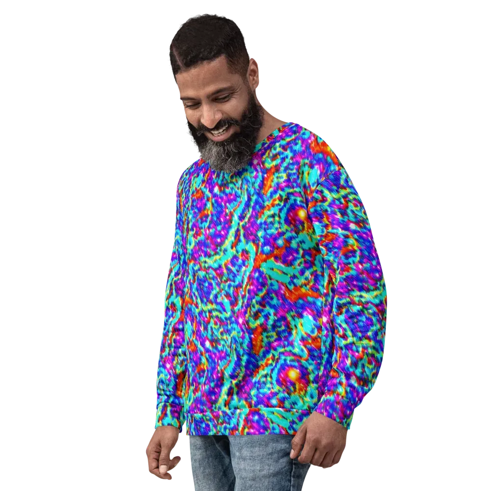 Laser Garden on Sweatshirt — Left Front