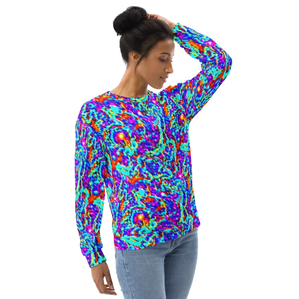 Laser Garden on Sweatshirt — Right Front