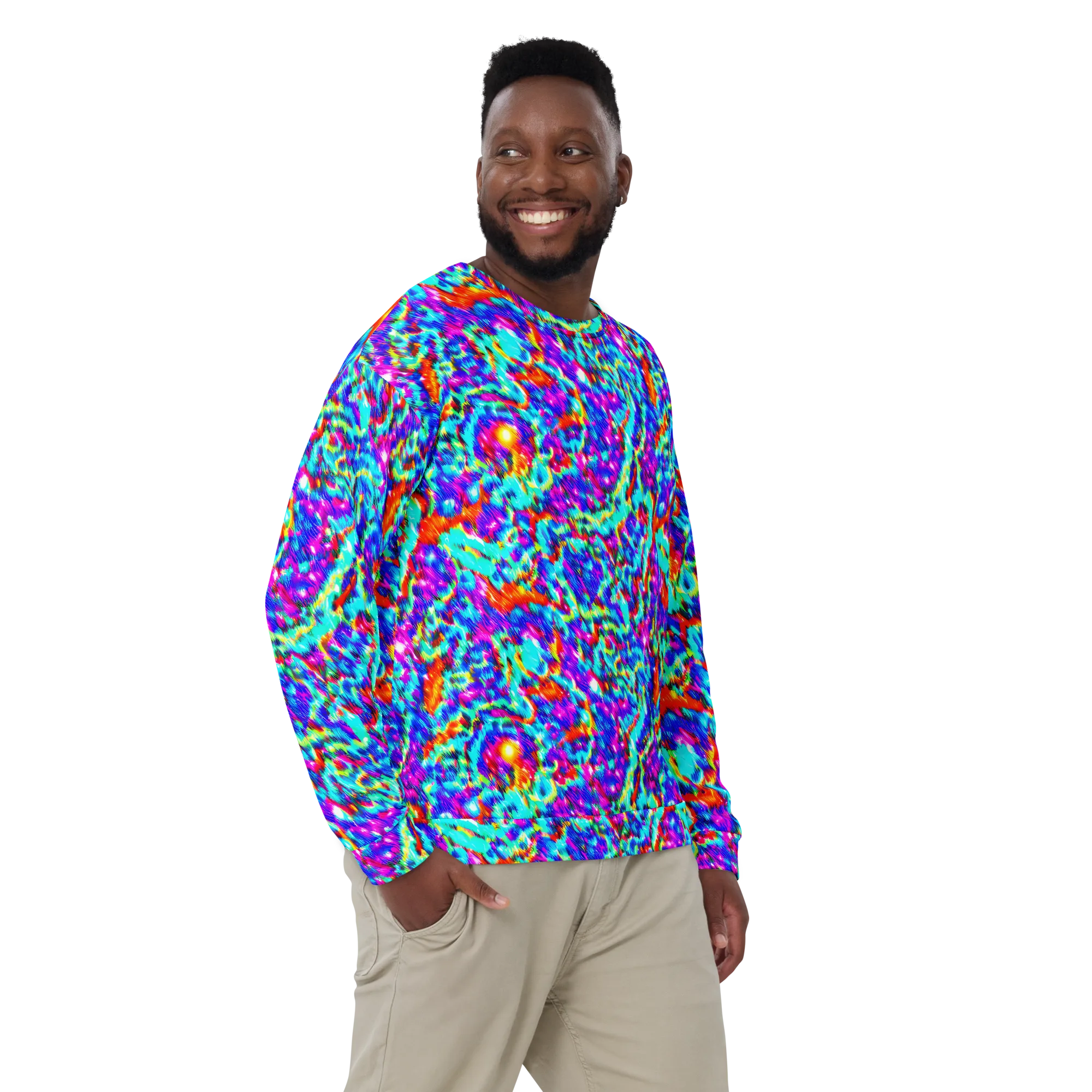 Laser Garden on Sweatshirt — Front