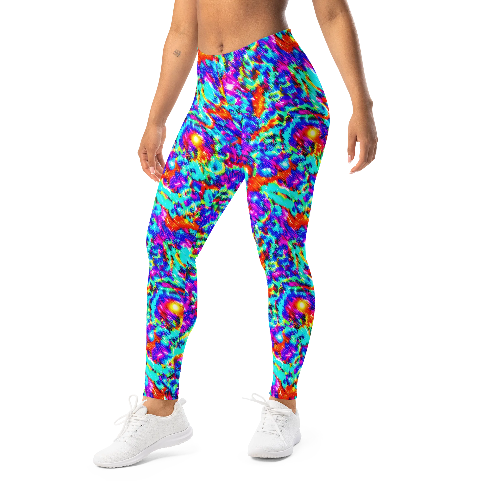 Laser Garden on Leggings — Left Front