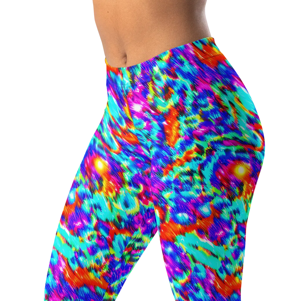 Laser Garden on Leggings — Left Front