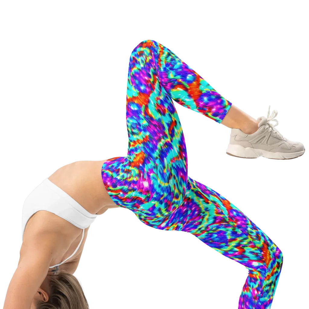 Laser Garden on Leggings — Right