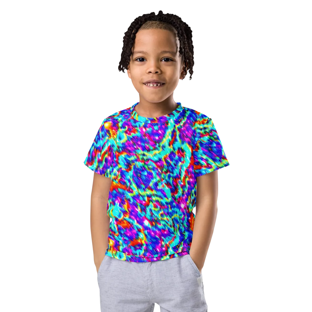 Laser Garden on Kids Crew Neck T-Shirt — Front
