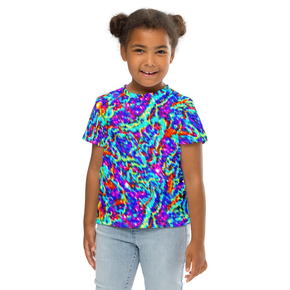 Laser Garden on Kids Crew Neck T-Shirt — Front