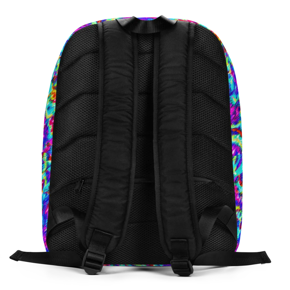 Laser Garden on Minimalist Backpack — Back