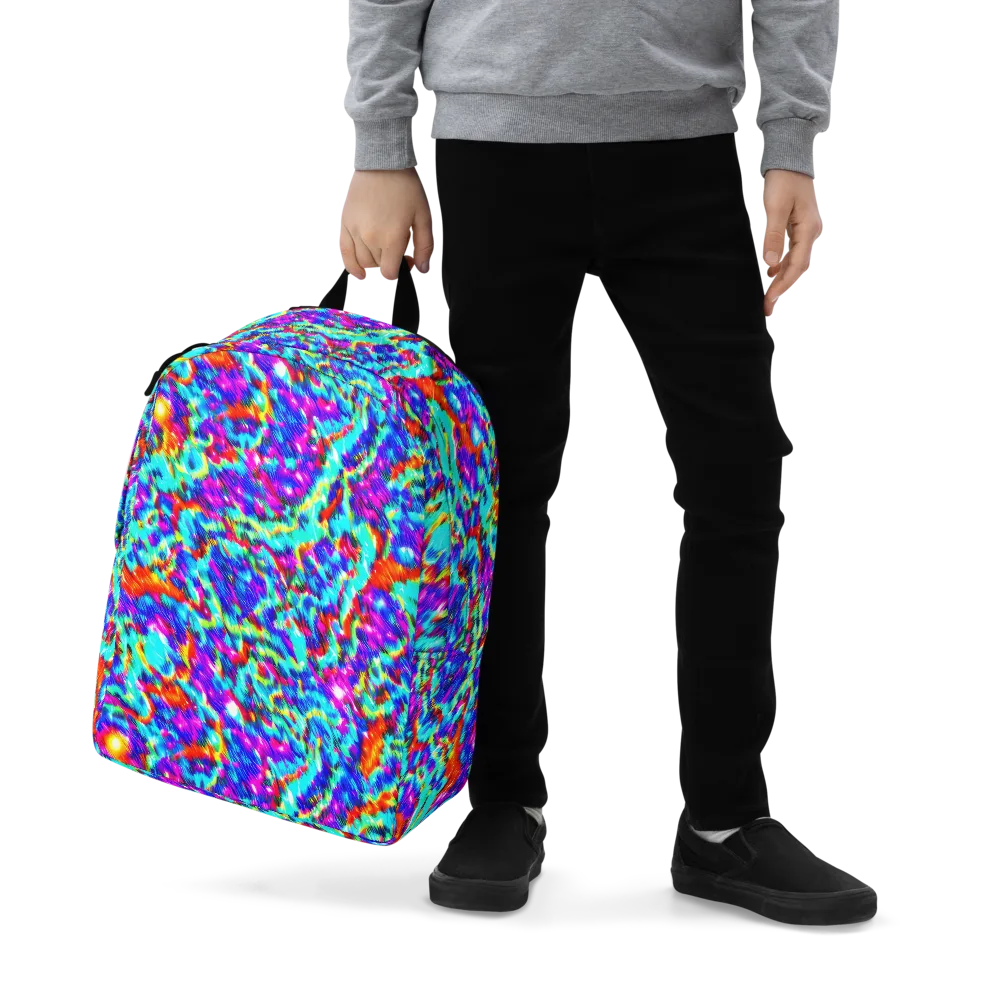 Laser Garden on Minimalist Backpack — Zoomed-in