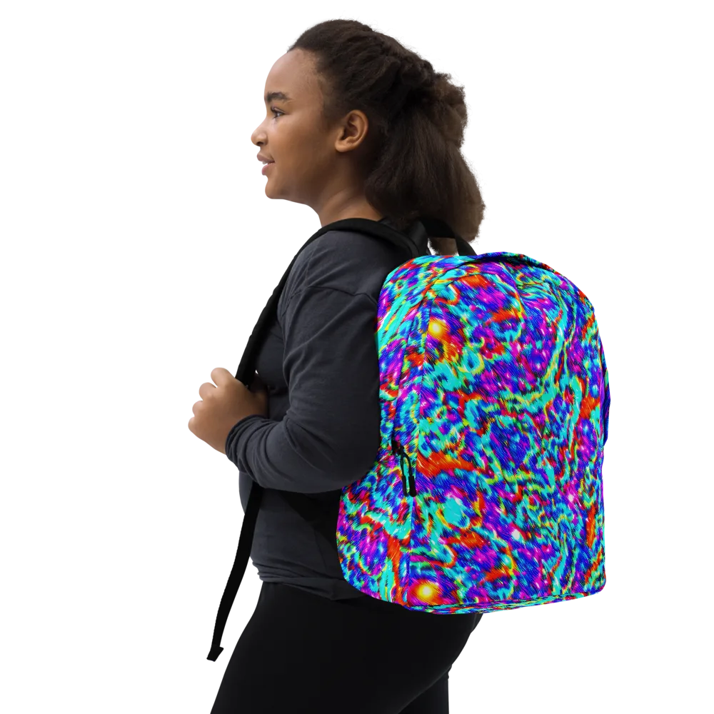 Laser Garden on Minimalist Backpack — Right Front