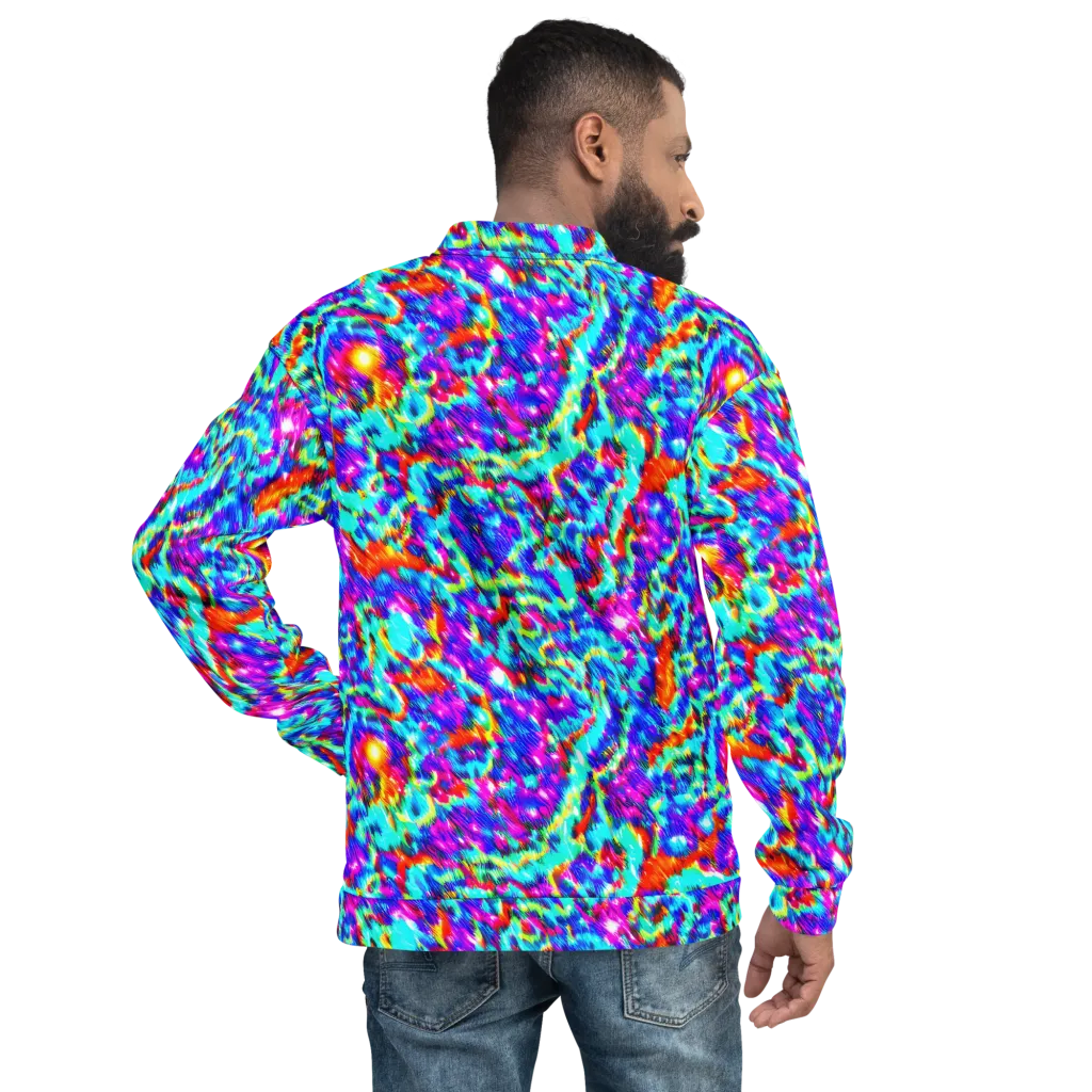 Laser Garden on Bomber Jacket — Back