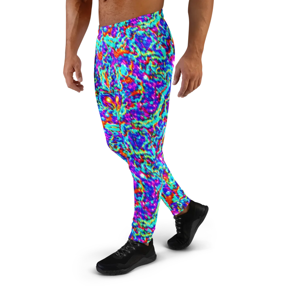 Laser Garden on Men's Joggers — Left