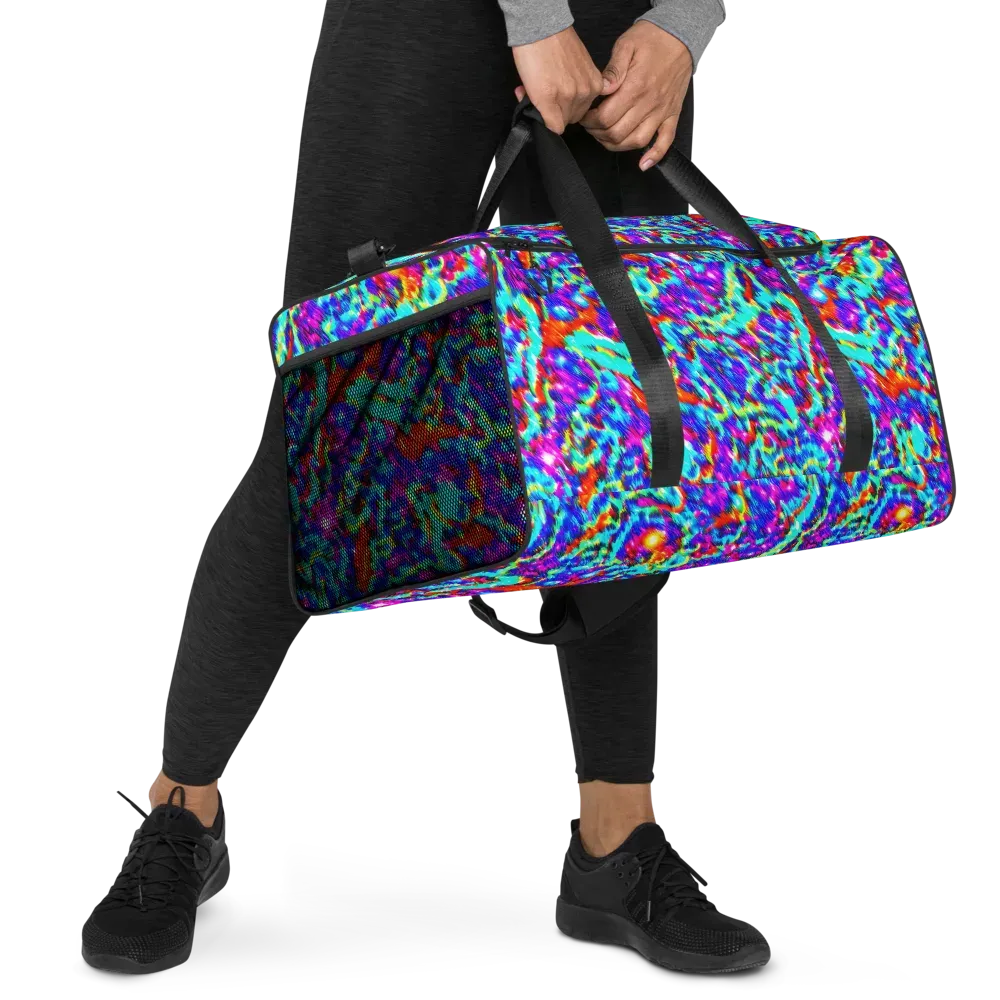 Laser Garden on Duffle Bag — Right Front