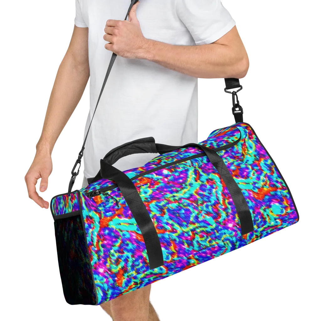 Laser Garden on Duffle Bag — Right Front