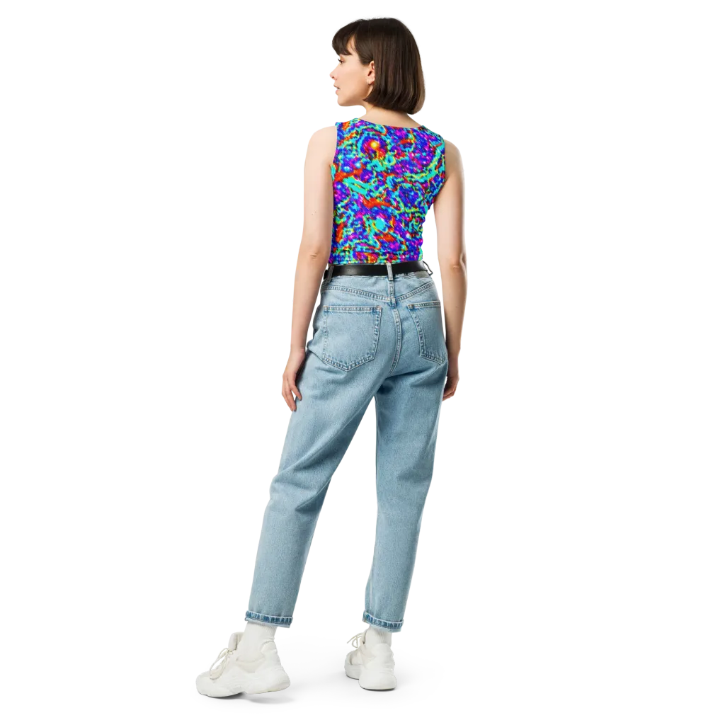 Laser Garden on Crop Top — Back