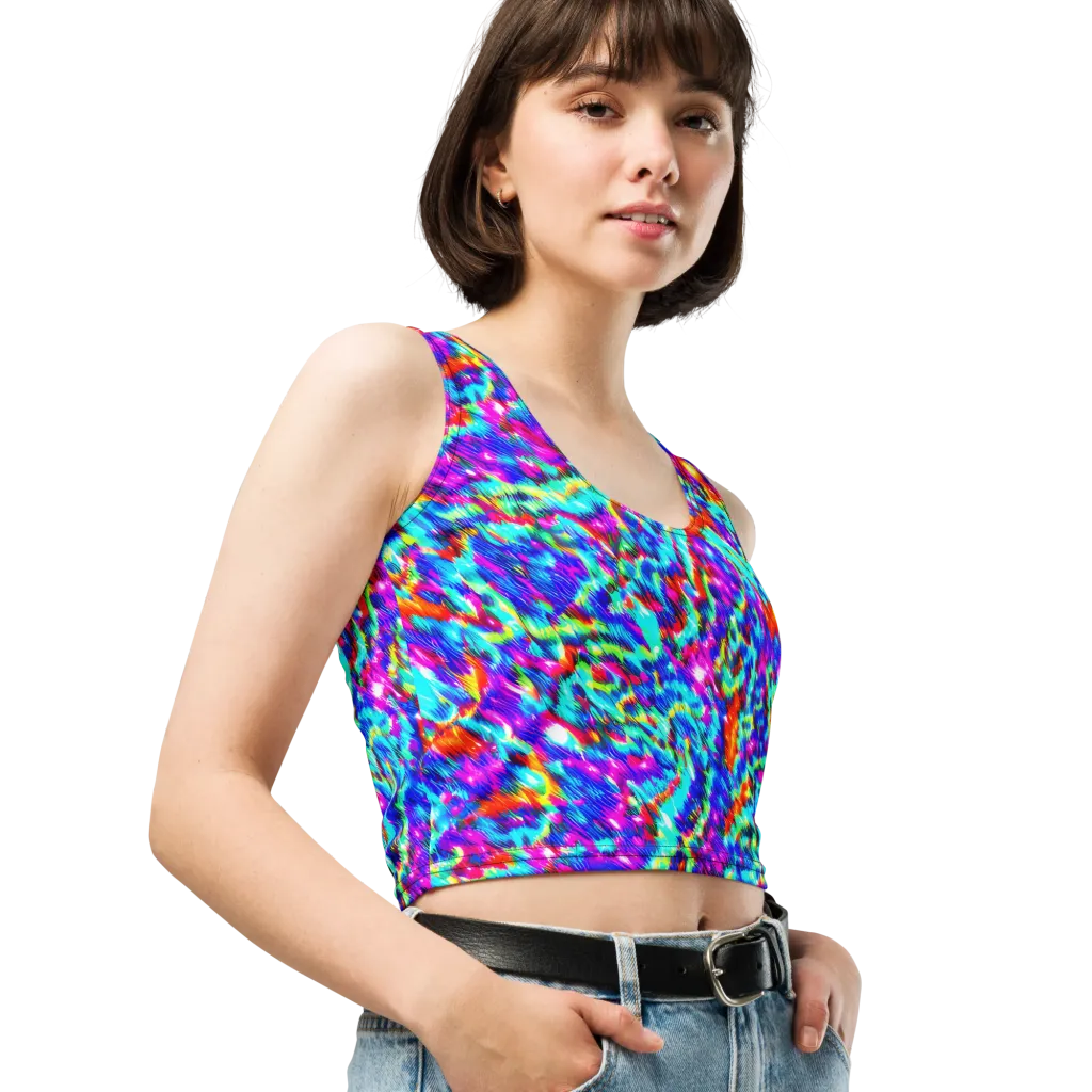 Laser Garden on Crop Top — Right Front