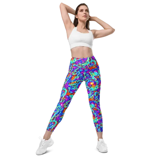 Laser Garden on a Leggings with Pockets
